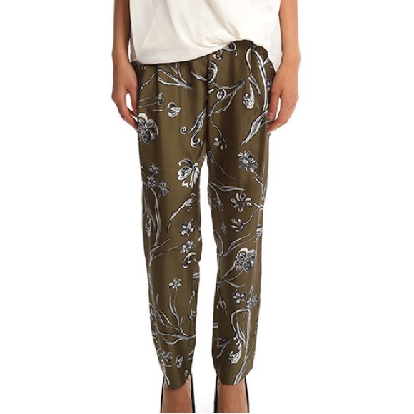 NEW 3.1 Phillip Lim floral silk tapered trousers - Picture 7 of 7